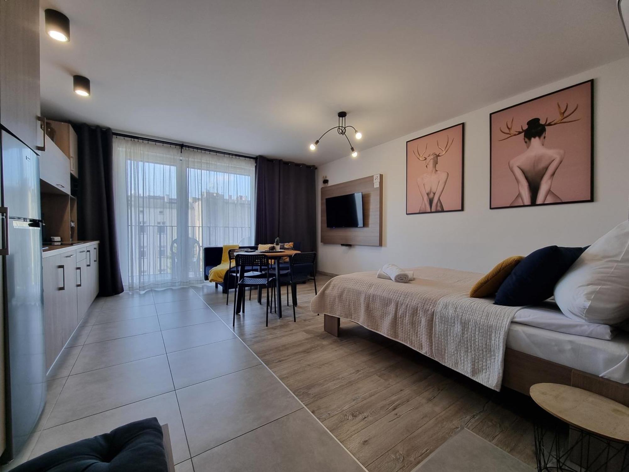 Q Apart Amber - Studio, Manufaktura, Klimatyzacja I Garaz Gratis, Netflix, Fv, Gwarancja Zadowolenia Łódź Exterior foto